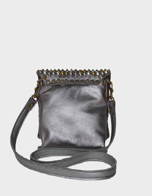 Lady Joplin mini mess pewter metallic back