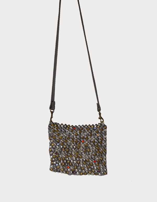 Lady Joplin mini mess pewter metallic full